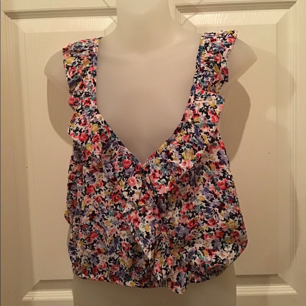 Lucy Love Floral Crop Top - Medium